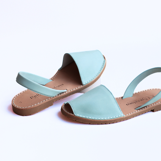 Flat Avarcas | Pale Blue