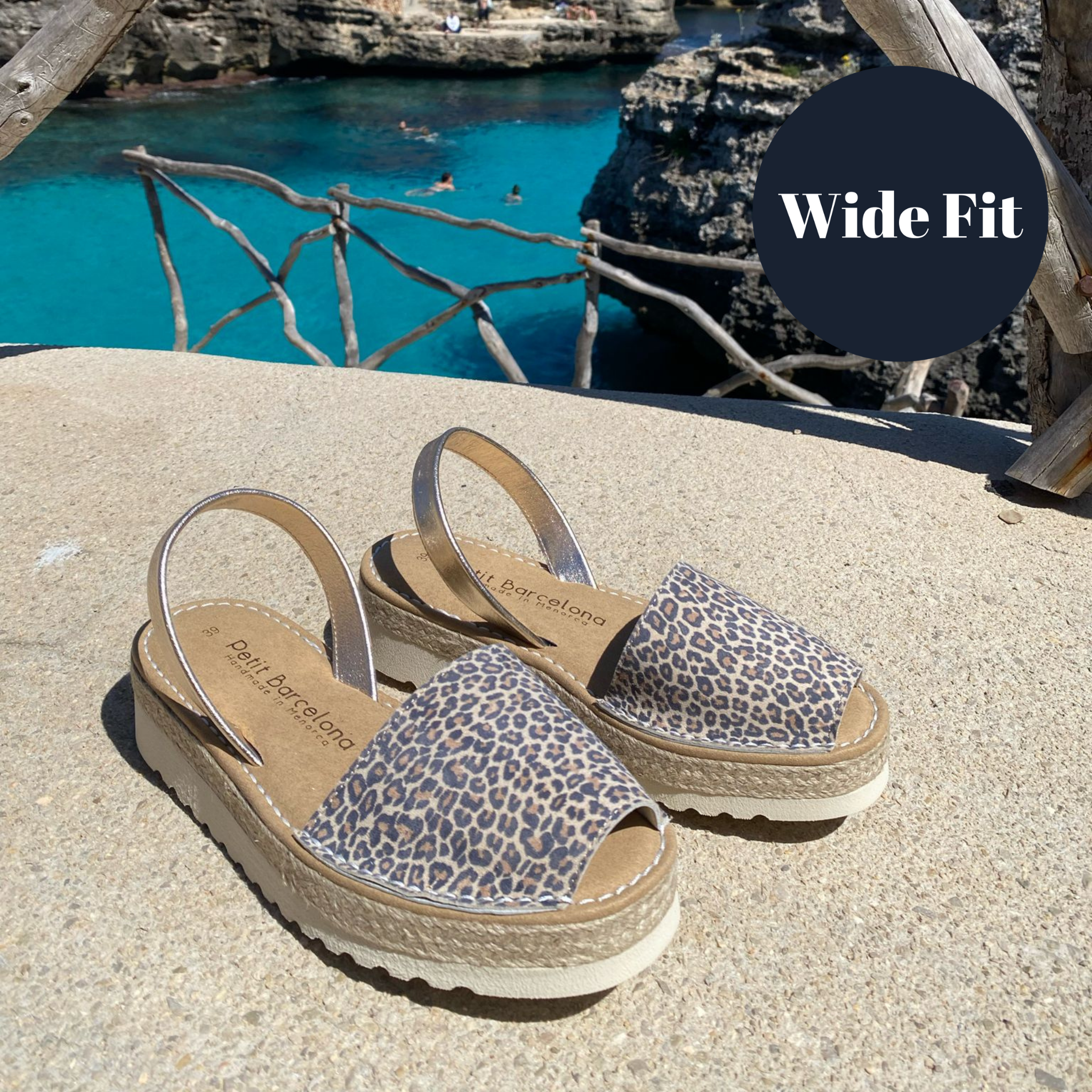 Wide Fit | Platform Avarcas | Panther (Padded)