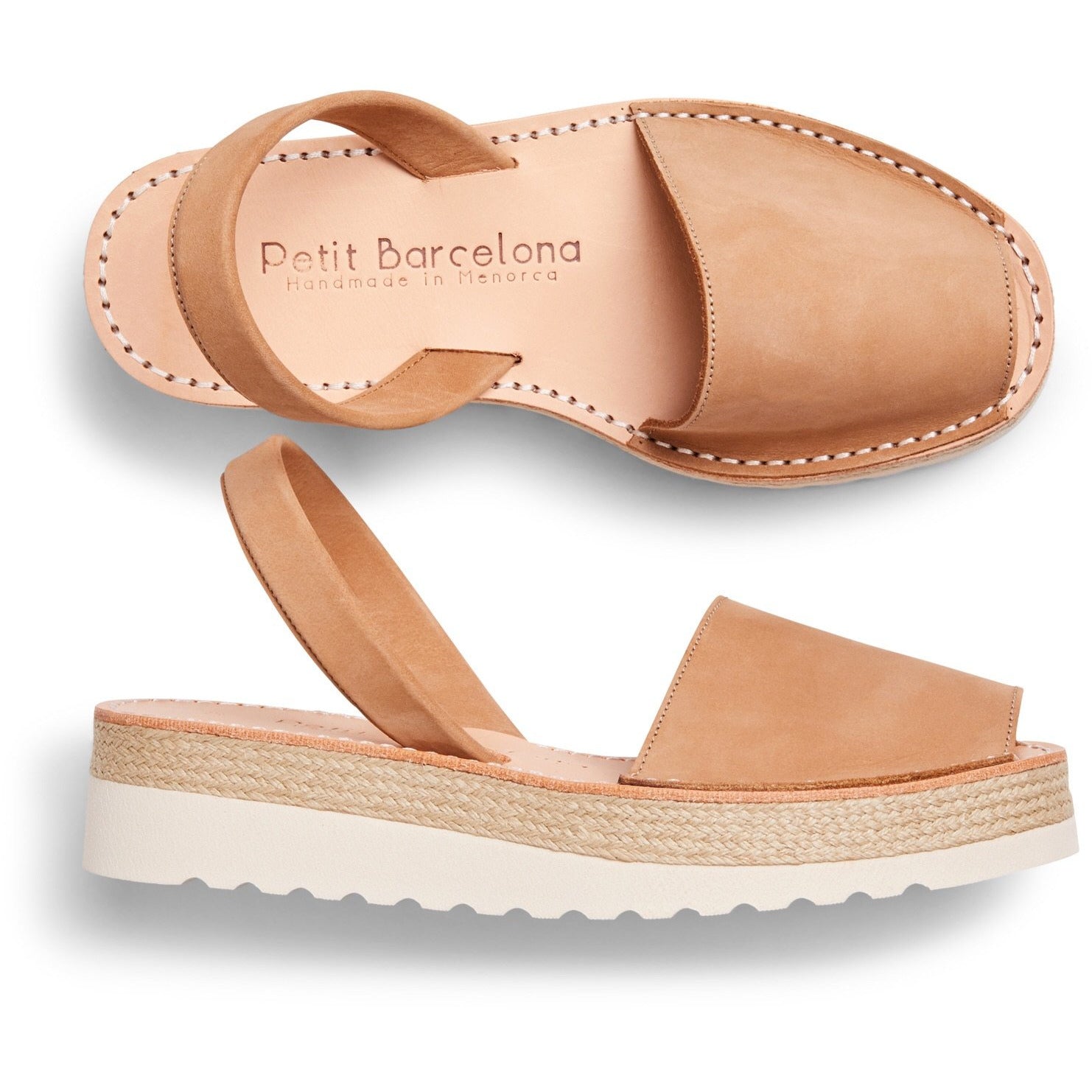 Platform Avarcas | Tan Nubuck - PetitBarcelona