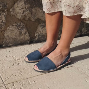 Flat Avarcas | Navy